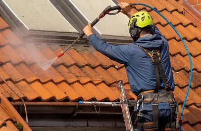 Démoussage et hydrofuge de toiture à Mouleydier